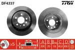 Tarcza hamulcowa TRW DF4337 - fot.1
