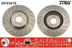 Tarcza hamulcowa TRW DF4341S - fot.1