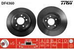 Tarcza hamulcowa TRW DF4360