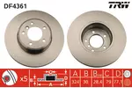 Tarcza hamulcowa TRW DF4361