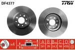 Tarcza hamulcowa TRW DF4377