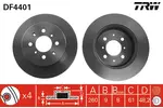 Tarcza hamulcowa TRW DF4401 - fot.1