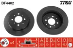 Tarcza hamulcowa TRW DF4402 - fot.1