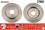 Ford FOCUS II (DA_, HCP, DP) Tarcza hamulcowa TRW DF4422 - fot.2