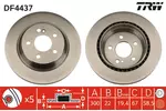 Tarcza hamulcowa TRW DF4437 - fot.1