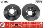 Tarcza hamulcowa TRW DF4447 - fot.1