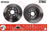 Tarcza hamulcowa TRW DF4509 - fot.1