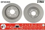Tarcza hamulcowa TRW DF4536S