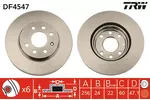 Tarcza hamulcowa TRW DF4547
