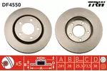 Tarcza hamulcowa TRW DF4550 - fot.1