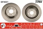 Tarcza hamulcowa TRW DF4551