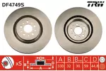 Tarcza hamulcowa TRW DF4749S