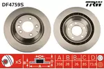 Tarcza hamulcowa TRW DF4759S