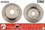 Tarcza hamulcowa TRW DF4829 - fot.1
