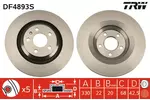 Tarcza hamulcowa TRW DF4893S