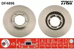Tarcza hamulcowa TRW DF4896