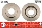 Tarcza hamulcowa TRW DF4912