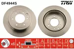 Tarcza hamulcowa TRW DF4944S