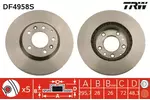 Tarcza hamulcowa TRW DF4958S - fot.1