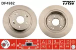 Tarcza hamulcowa TRW DF4982 - fot.1