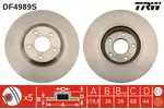 Tarcza hamulcowa TRW DF4989S - fot.1