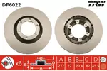 Tarcza hamulcowa TRW DF6022