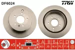 Tarcza hamulcowa TRW DF6024 - fot.1