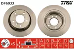 Tarcza hamulcowa TRW DF6033 - fot.1
