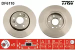 Tarcza hamulcowa TRW DF6110