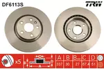 Tarcza hamulcowa TRW DF6113S - fot.1