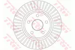 Tarcza hamulcowa TRW DF6251