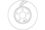 Tarcza hamulcowa TRW DF6591 - fot.2
