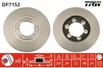 Tarcza hamulcowa TRW DF7152