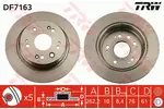Tarcza hamulcowa TRW DF7163