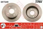 Tarcza hamulcowa TRW DF7249