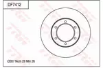Tarcza hamulcowa TRW DF7412