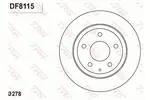 Tarcza hamulcowa TRW DF8115 - fot.1