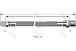 Przewód hamulcowy elastyczny TRW PHB119