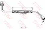 Przewód hamulcowy elastyczny TRW PHD249