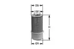 Filtr powietrza CLEAN FILTER MA 765