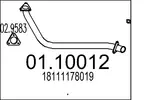 Rura wydechowa MTS 01.10012