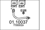 Rura wydechowa MTS 01.10037 (Z przodu)
