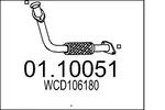 Rura wydechowa MTS 01.10051 (Z przodu)