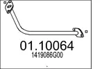 Rura wydechowa MTS 01.10064 (Z przodu)