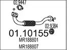 Rura wydechowa MTS 01.10155 (Z przodu)