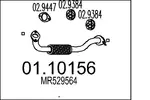 Rura wydechowa MTS 01.10156 (Z przodu)