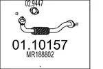 Rura wydechowa MTS 01.10157 (Z przodu)
