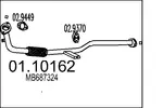 Rura wydechowa MTS 01.10162 (Z przodu)