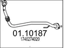 Rura wydechowa MTS 01.10187 (Z przodu)