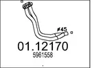 Rura wydechowa MTS 01.12170